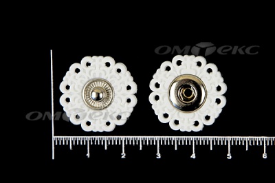 Кнопки пришивные №6 S20мм пластиковые белые - купить в Пятигорске. Цена: 9.88 руб.