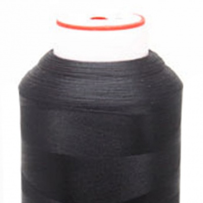 Нитки текстурированные некручёные, намот. 5 000 м, цвет чёрный - купить в Пятигорске. Цена: 70.43 руб.