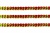 Пайетки "ОмТекс" на нитях, CREAM, 6 мм С / упак.73+/-1м, цв. 96 - красный - купить в Пятигорске. Цена: 484.77 руб.