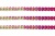 Пайетки "ОмТекс" на нитях, CREAM, 6 мм С / упак.73+/-1м, цв. 89 - розовый - купить в Пятигорске. Цена: 468.37 руб.