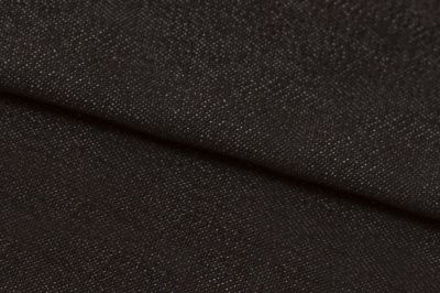 Ткань джинсовая №96, 160 гр/м2, шир.148см, цвет чёрный - купить в Пятигорске. Цена 350.42 руб.
