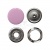 Кнопка рубашечная (закрытая) 9,5мм - эмаль, цв.003 - розовый - купить в Пятигорске. Цена: 5.74 руб.