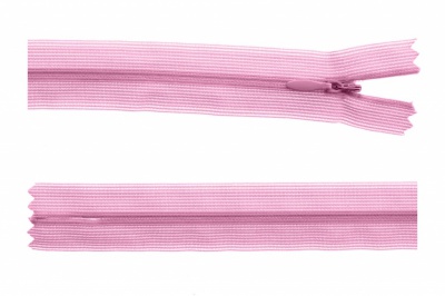 Молния потайная Т3 513, 60 см, капрон, цвет св.розовый - купить в Пятигорске. Цена: 10.13 руб.