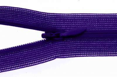 Молния потайная Т3 866, 20 см, капрон, цвет фиолетовый - купить в Пятигорске. Цена: 5.27 руб.