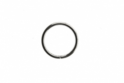 Кольцо металлическое d-15 мм, цв.-никель - купить в Пятигорске. Цена: 2.45 руб.