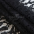 Кружевное полотно #2307, 145 гр/м2, шир.150см, цвет чёрный - купить в Пятигорске. Цена 449.07 руб.