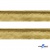 Кант атласный 136, шир. 12 мм (в упак. 65,8 м), цвет золото - купить в Пятигорске. Цена: 433.08 руб.